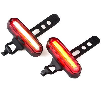 China Waterproof Durable Bike Tail Light Mountain Bike USB Rechargeable Night Light Rear Bicycle Tail Cycling Light for sale