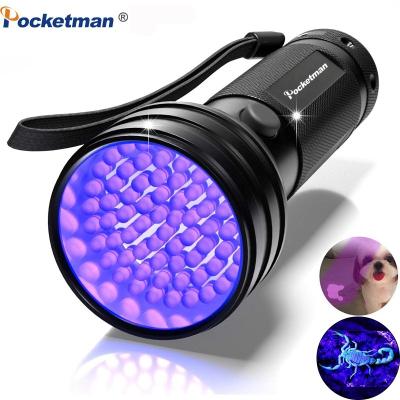 China Aluminum Alloy LED Ultraviolet UV LED Light Waterproof Flashlight Fire Light Lamp For Security Detection for sale