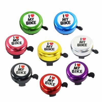 China Durable 8 Color Cute Bicycle Handlebar Bell Loud Sound Alarm Warning Mini Kids Bike Horn Bells for sale