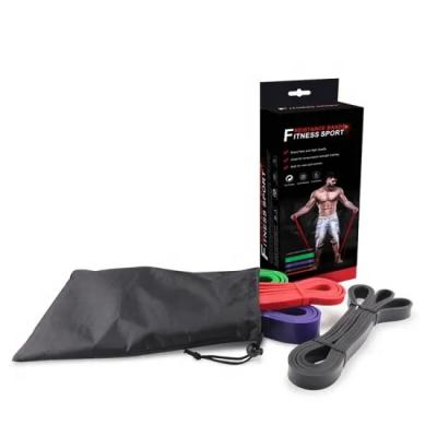 China Workout Pull Up Aid Resistance Band Set , Resistant Workout Exercise Crossfit Fitness Bands for sale