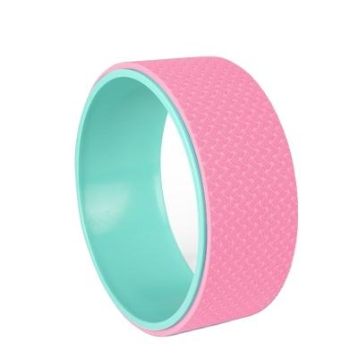 China Universal Professional Band Bodybuilding Roller Gym Slimming Plastic Non Slip Waist Shaping Back Pilate Ring Yoga Wheel for sale