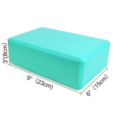 China Outdoor Activities Gym Fitness Yoga Tool 2021 Hot EVA Foam Brick Yoga Cork Block Pilates for sale