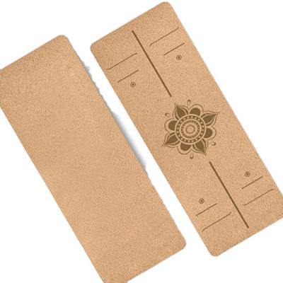 China Ambient Band Widen And Lengthen Cork Natural Rubber Band Yoga Mat Custom The Stance Line for sale