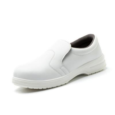 China Hot Sale Medical Nursing Clinic Steel Toe Hospital Orthopedic Men's White Leather Shoes White Head Clogs for sale