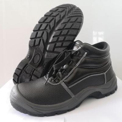 China Custom cheap genuine leather plastic toe good quality CE steel toe men work safety shoes for Morocco RS325 for sale