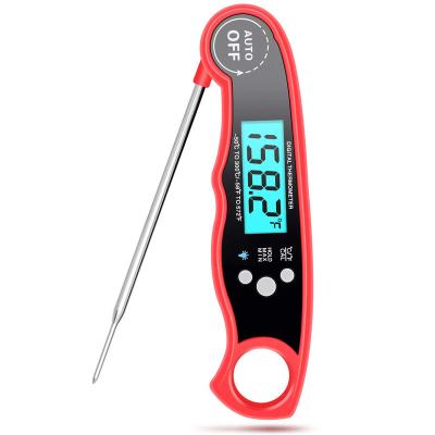 China Hot Selling Digital Floding BBQ Waterproof Instant Read Wireless Digital Meat Thermometer for sale