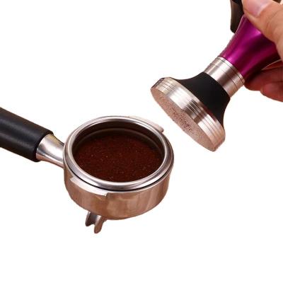 China Sustainable Factory Outlet Coffee Accessories Custom Espresso Coffee Bounce Type Powder Press Powder Tamper for sale