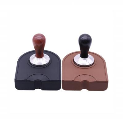 China Sustainable Cappuccino Related Products Small Size Silicon Coffee Tamping Mat for sale