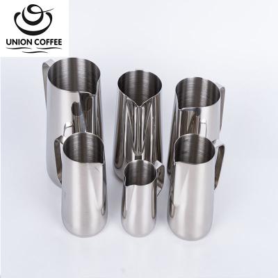 China Viable Stainless Steel Latte Art Espresso Cappuccino Frothing Milk Jug/Fromming Milk Frothing Pitcher for sale