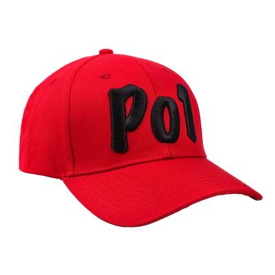 China OEM JOINT Custom Fitted Baseball Cap Closed Back Caps Red Cap for sale