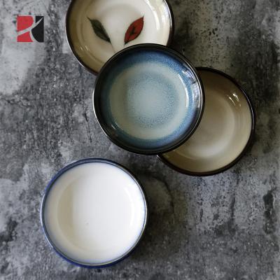 China Sustainable Creative Ceramic Kitchenware Set Japanese Style Small  Round for sale