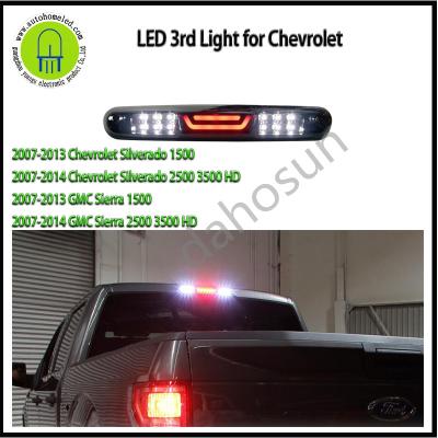 China Dahosun 3rd Brake Light Cargo Light Tail Light Fit For 07-13 Chevrolet Silverado GMC Sierra 1500 2500 HD 3500 HD Silverado 3500 HD for sale