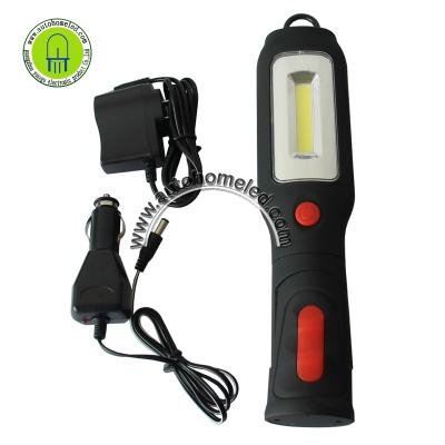 China 3W LED Rechargeable COB Work Light Inspection Lamp Hand Torch Test Light Flexible Magnetic Universal for sale