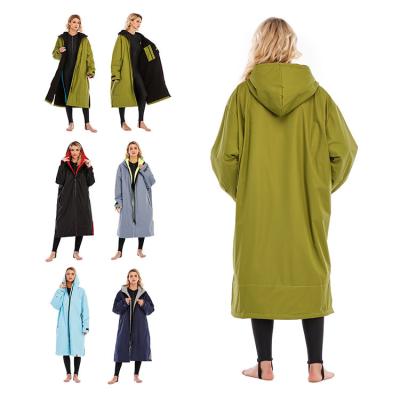 China Microfiber Hooded Soft Poncho Long Loop Poncho Towel Sleeve In Waterproof Surf Robes for sale