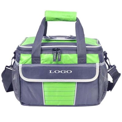 China Portable Large Food Lunch Box Bag Picnic Storage Bag Thermal Insulated Pocket for sale