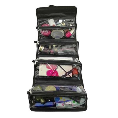 China Lady OEM Rolled Cigarette Make Up Travel Organizer Pouch Smart Toiletry Bag for sale