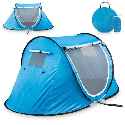 China Hiking Automatic Instant Portable Camping Beach Hut Best Beach Tent 2 People - Doors On Both Sides - Water Resistant for sale