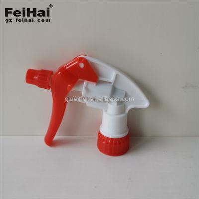 China Red And White Plastic Garden RTS Glass Cleaning 28/400 Trigger Sprayer for sale