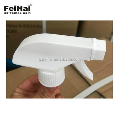 China Non Spill Stock 28/410 Plastic Trigger Sprayer Foam Trigger With White Color for sale