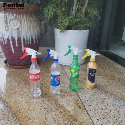 China Classic garden style match cola pepsi cola pixie bottle use trigger spray nozzle for cleaning spray nozzle for sale