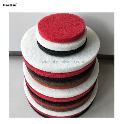 China FH1702 Viable Multifunctional Polishing Pad Red Cleaning Pad for sale