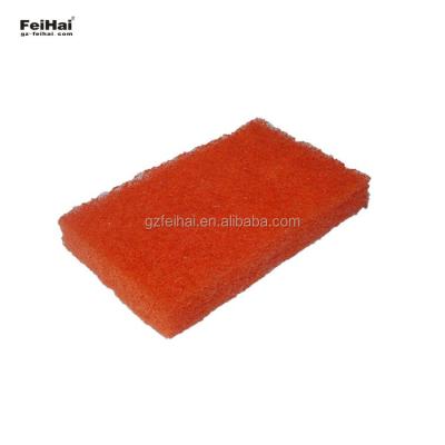 China Sustainable Multifunctional Scouring Pad FH9030R Cleaning Cloth Red for sale