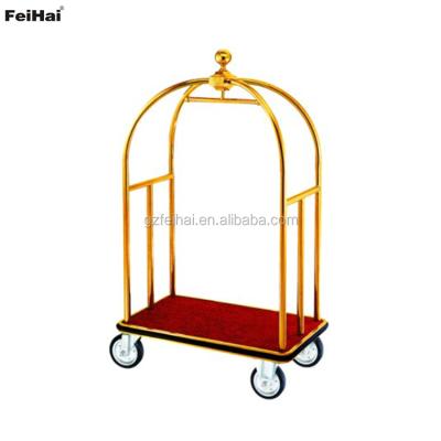 China Hot Sale Hotel Lobby Baggage Trolley Town Crier Luggage Trolley AXL-3 for sale