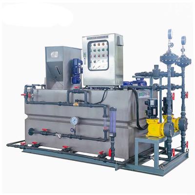 China Water& waste water treatment mixing MAP pac device system flocculant coagulant dosing technology for sewage water treatment purification for sale