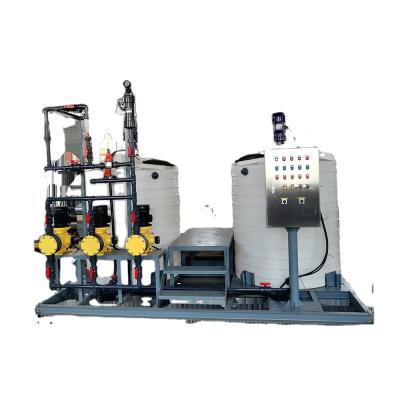 China Building Material Stores Chemical Manual Polymer Dosing Machine Used For Mud Dewatering System for sale