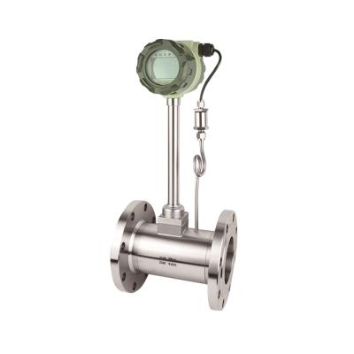 China IP65 Pressure and Temperature Compensation Vortex Flow Meter Flange Gas Flow Meter LY-LUGB for sale