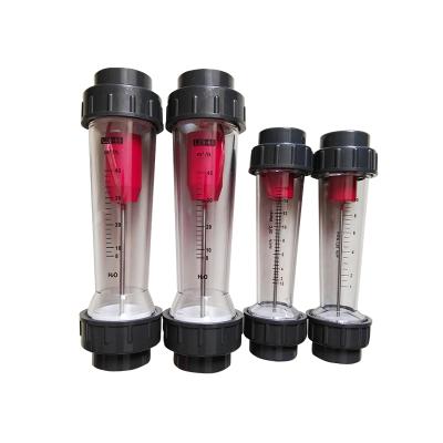 China Plastic Water Pipe Flow Meter Rotameter With Overflow Detection Alarm Plastic Rotameter for sale