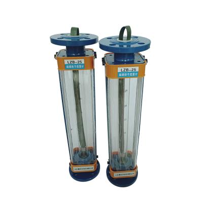 China Portable Glass Water Flow Rate Meter Water Flow Rotameter Glass Rotameter for sale