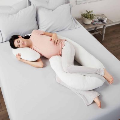 China Memory Fine Linen Full Body Pregnancy Support Pillow with Rayon Derived from Bamboo for sale