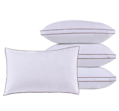 China Anti-Static Bed Pillows Natural Taste Down Feather Bed Pillows For Sleeping-2 Package Hotel Down White Cotton Pillow Insert for sale