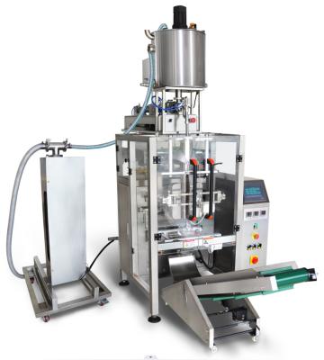 China Verpackmaschine 304 SS der Sojasoße des Ketschups 500-1000ml flüssiger Beutel-Verpackmaschine zu verkaufen