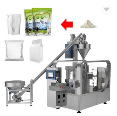 China 1 kg Spices Powder Packaging Machine Doypack Packaging Machine Tot 120 verpakkingen/min met 0,5m3/min Luchtverbruik Te koop