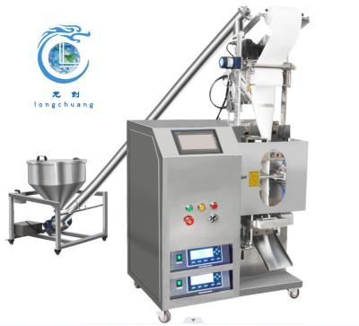 China 10 g VFFS Desiccant Auger Filling Tea Powder Packaging Machine Ultrasone afdichting/Touch Screen/PLC Control/Screw Feeder Te koop