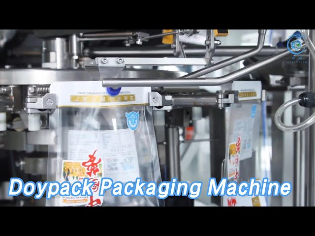 Vacuum Doypack Packaging Machine Weighing Anti Stick For Peanut / Dried Fish