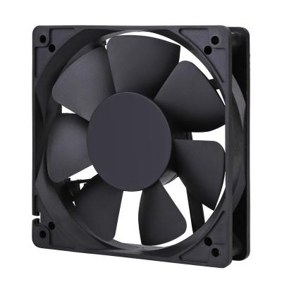 China Ventilation Cooling 12025mm DC Axial Fan 120x120x25MM 12V/24V/48V High CFM Low Noise DC Brushless Fan for sale