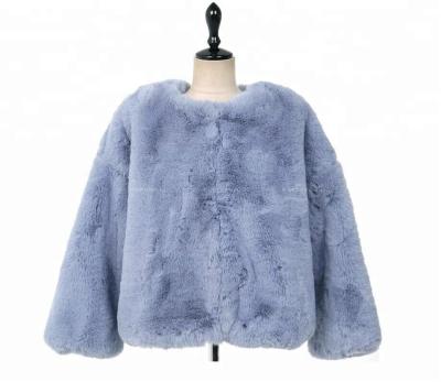 China Popular Women Anti-Shrink Plus Size Faux Fur Fur Coat With Collar 3xl Beige Color Imitation Fur for sale