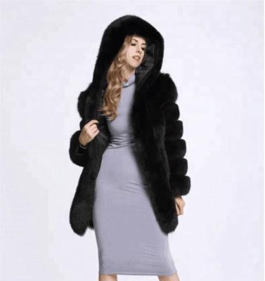 China New Design Anti Shrink Plus Size Faux Fur Coat Women With Great Price for sale