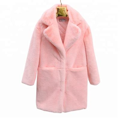 China Wholesale Custom Latest Fashion Anti-Shrink Multi Color Women Winter Faux Fur Coat for sale