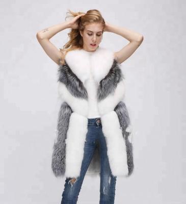 China Breathable Chinchilla Fur Vest Waistcoat&Vest Mink White Winter For Lady Women Plus Size for sale