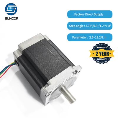 China Factory direct sale 86mm/nem34/nema23/nema11 high quality high torque 2 phase hybrid stepper motor big 1.8 degree for sale