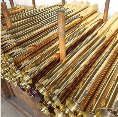 China Industry / Construction Inox 201 304 316 Gold Stainless Steel Pipe / China Gold Tube for sale