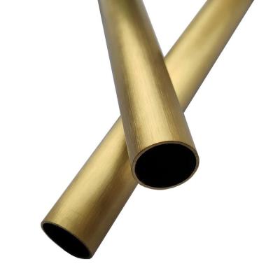 China Industry/Construction Gold Gold 304 SS Pipe Pipe Mirror Gold Colored Inox Tubes SS 304 Stainless Steel Pipe Price for sale