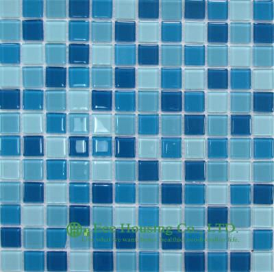 China Washable and Durable Crystal  Mosaic Tile Manufacturer in China, For Bathroom / Swimming Pools for sale