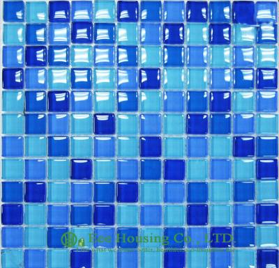 China 300mm*300mm Decorative Glass Crystal Mosaic Tile for House Decoration for sale