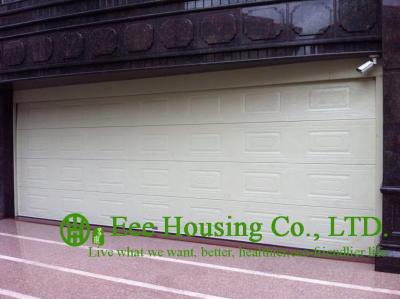 China 8.2m Wide Galvanized steel Garage Door For Apartments, White ColorSandwich panels for sale