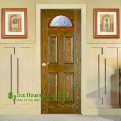 China Solid Entry Doors For Apartment, Front Entry Door For Sale, Exterior Solid Wood Panel Doors With Glass Panels for sale